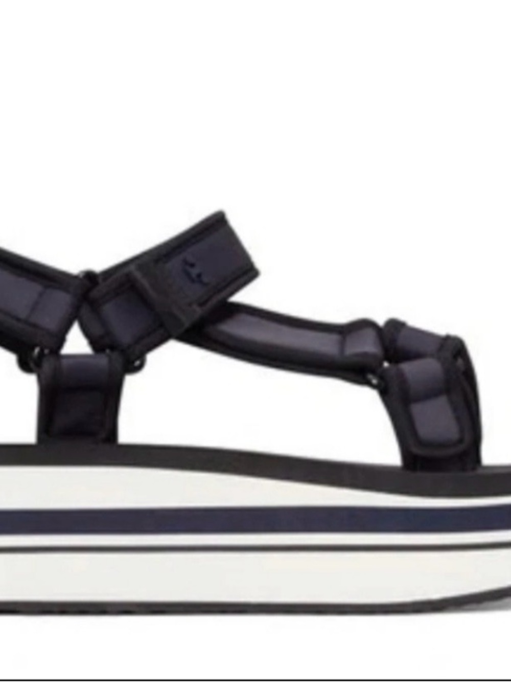 Tory Burch Sport Strappy Sandal Perfect Navy/Perfect Black Style 82954 - Picture 2 of 12